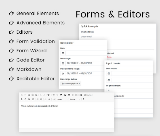 Forms & editors