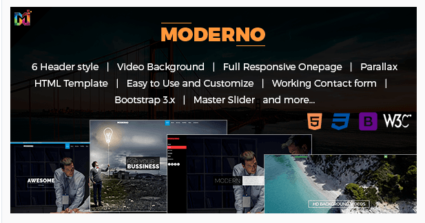 Responsive HTML Template