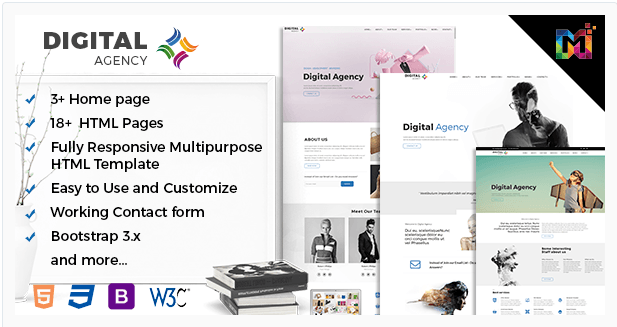 Multipurpose Responsive HTML Template