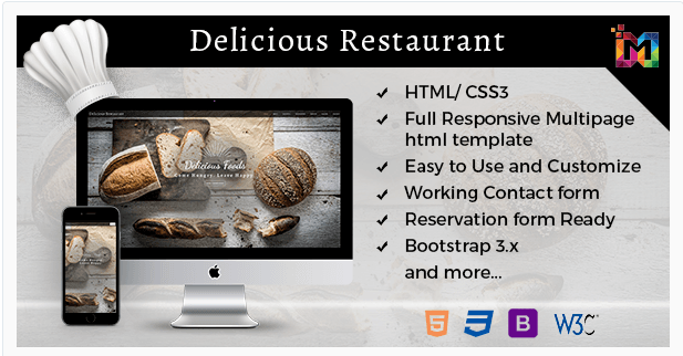 Responsive Restaurant Template