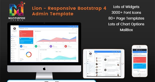 Bootstrap 4 Admin Template