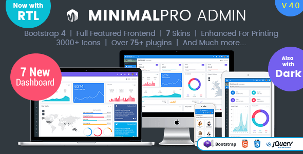 Bootstrap 4 Admin Template