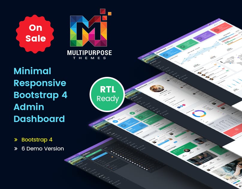 Bootstrap 4 Admin Dashboard