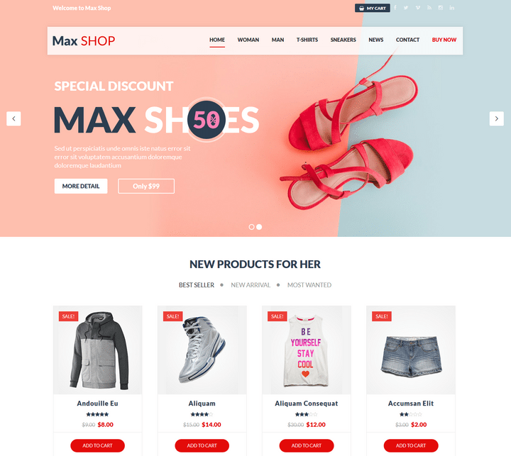 Responsive OpenCart Themes