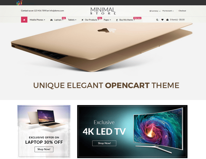 Premium OpenCart Multipurpose Themes