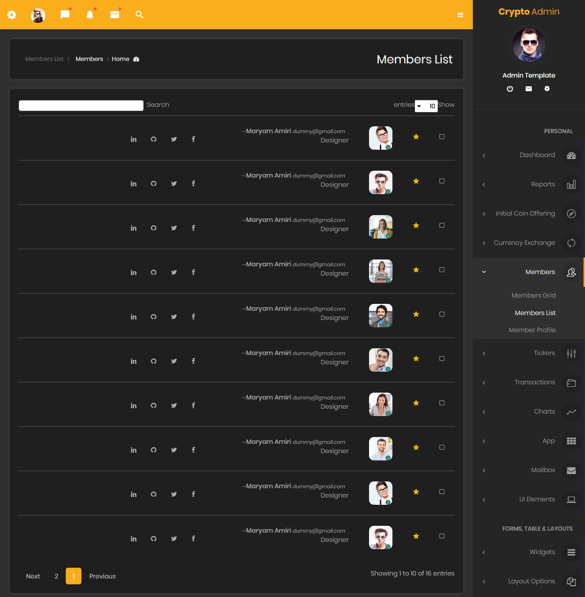 Bootstrap 4 Admin Dashboard