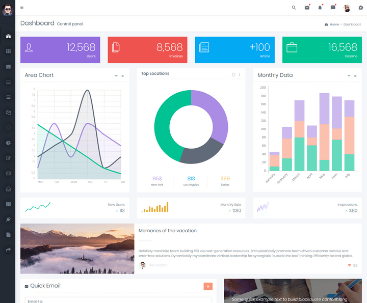 Bootstrap Admin Templates