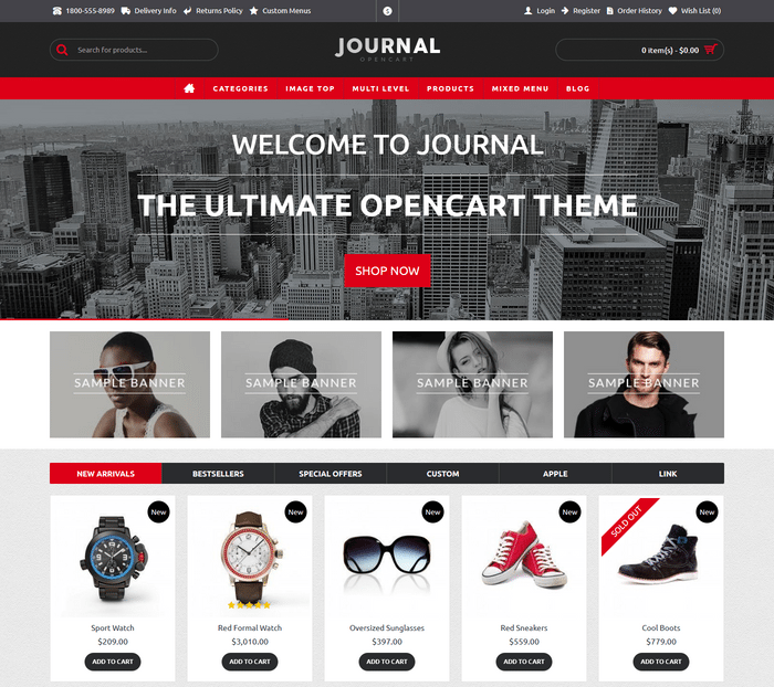 OpenCart Themes