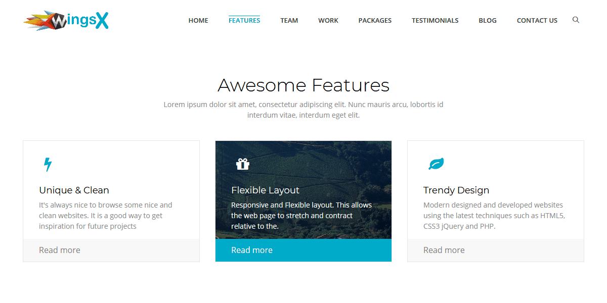 HTML Template