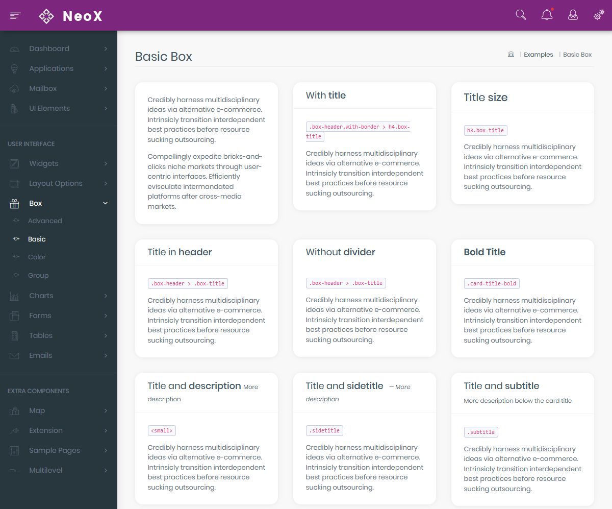Premium Admin Template