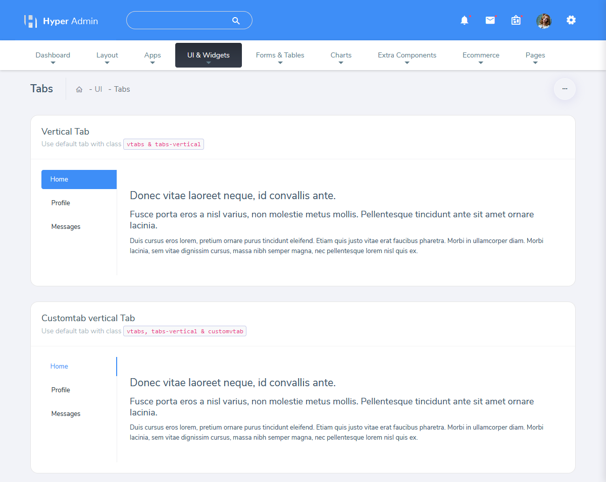Admin Templates Bootstrap