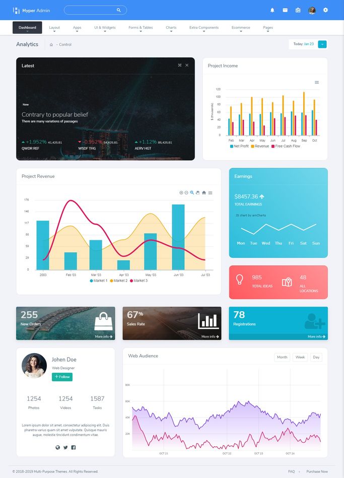 Premium Admin Template