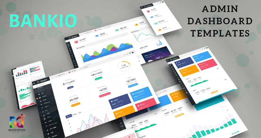 Bankio Admin Dashboard =Templates 850x450