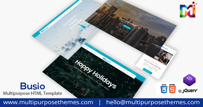 Premium Html Template | One Page Parallax HTML Template