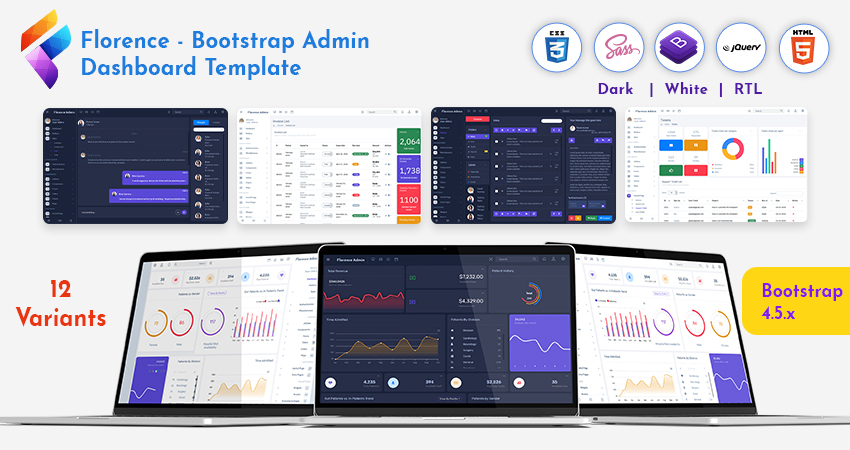Responsive Admin Dashboard Template | Admin Templates